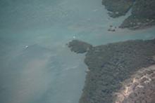 Image of sinking runabout, Cape Upstart, Queensland