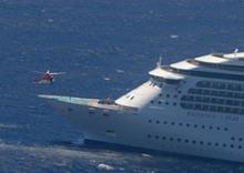 Image showing medical evacuation from MV Radiance of the Seas