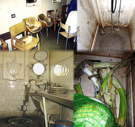These photos show defects identified by AMSA surveyors during port State control (PSC) inspections of ships visiting Australia. It is not acceptable that seafarers should have to live and work in such environments – this is why the Maritime Labour Convent