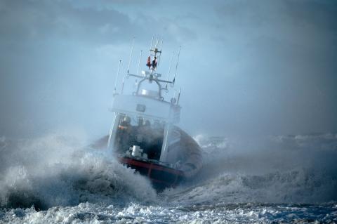 rough seas