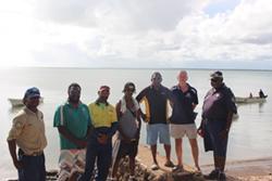 Attendees following a Maritime Safety Workshop at Saibai Island with various stakeholders