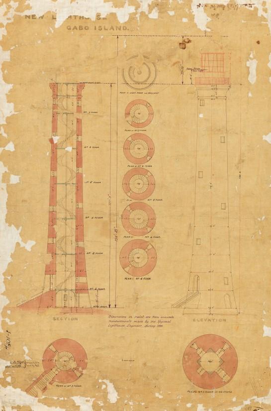 Figure 13. New lighthouse: Gabo Island, 1860. NAA: A9568, 6/4/12 (© Commonwealth of Australia, National Archives of Australia)