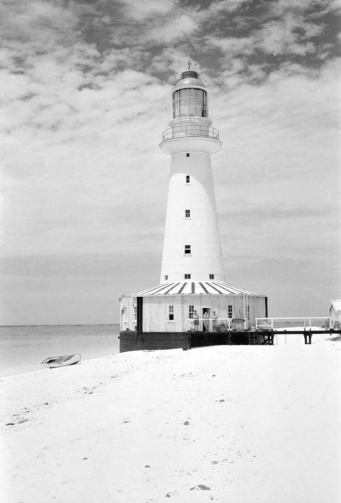 Figure 14. North Reef Lighthouse, 1949. Courtesy of the National Archives of Australia. NAA: A1200, L11611. (© Commonwealth of Australia, National Archives of Australia)24