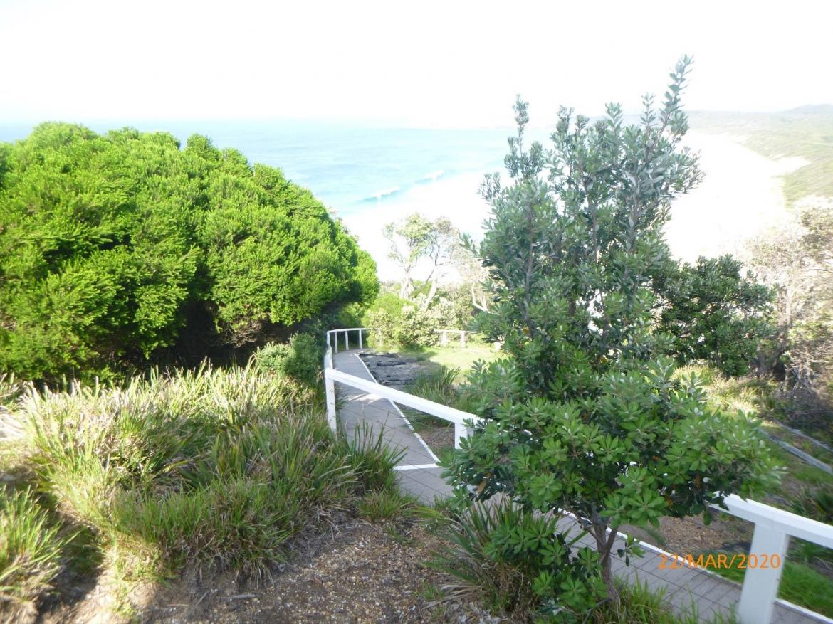 Figure 7. View of pedestrian access way to Sugarloaf Point Lighthouse (© AMSA, 2020)