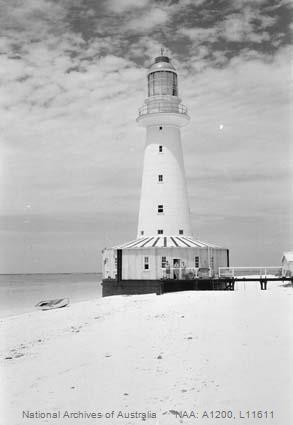 Figure 82. North Reef Lighthouse. Image courtesy of the National Archives of Australia. NAA: A1200, L11611 (© Commonwealth of Australia (National Archives of Australia)