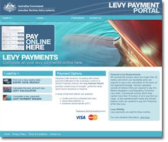 Levy payment portal