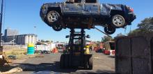 Lifting a ute