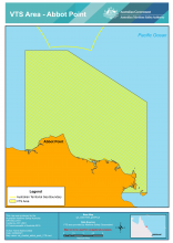 Chartlet of VTS area Abbot Point