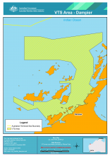 Chartlet of VTS area Dampier