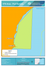 Chartlet of VTS area Port Kembla