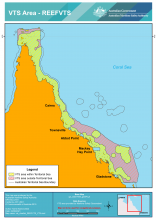 Chartlet of VTS area REEFVTS