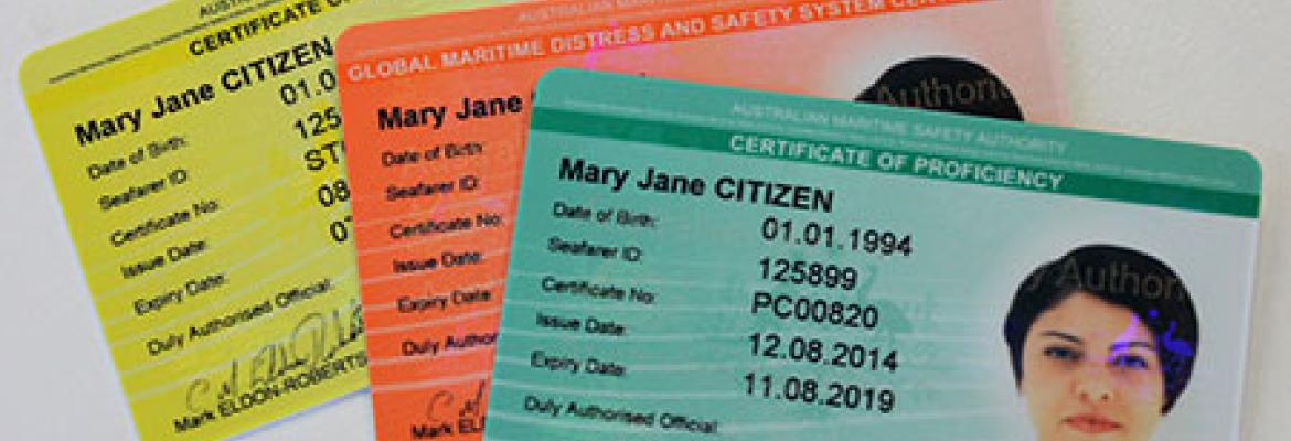 New suite of seafarer certification cards