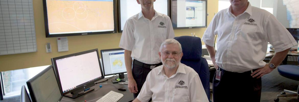 AMSA's aviation search and rescue officers on shift on 8 December 2014 AMSA's aviation search and rescue officers on shift on 8 December 2014