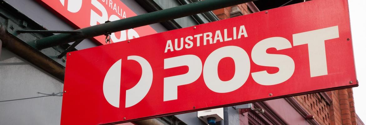 australia post signage