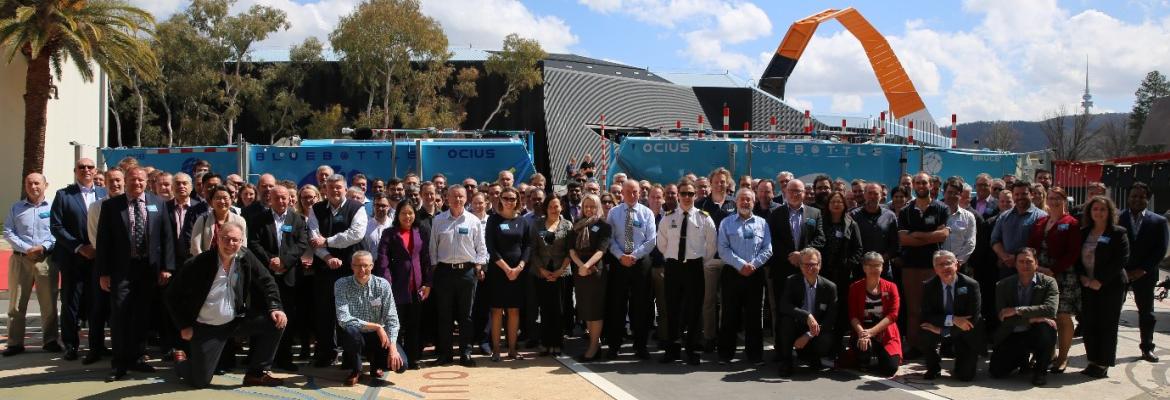 Photo of Autonomous vessel forum speakers and delegates