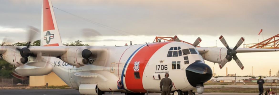 Supplied by the US Coast Guard - Challenger Jet