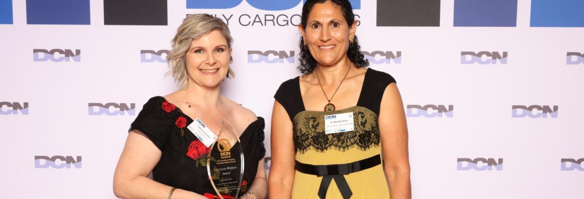 Catherine Hindley and Michelle Grech DCN Shipping and Maritime Industry Awards 2022