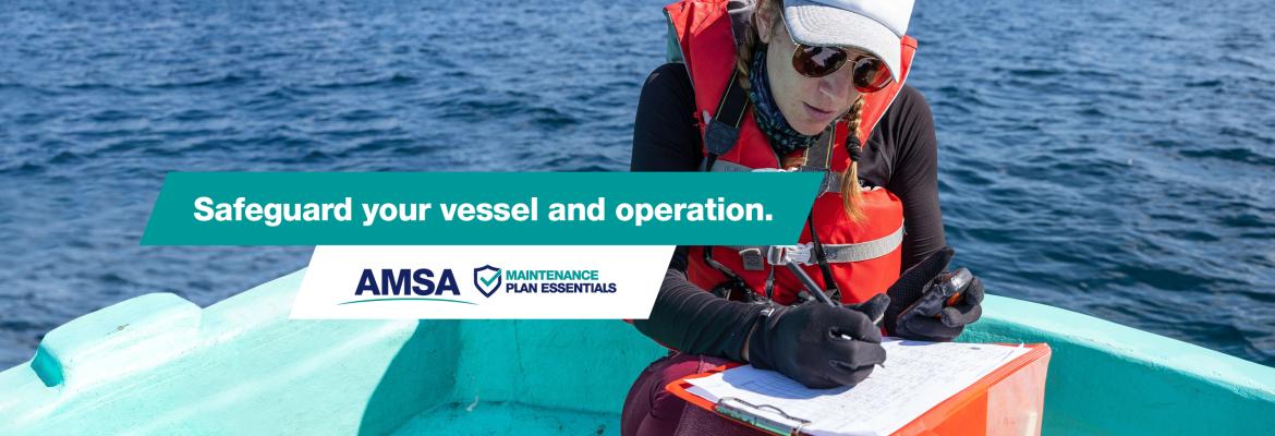 Safeguard your vessel and operation - AMSA maintenance plan essentials logo