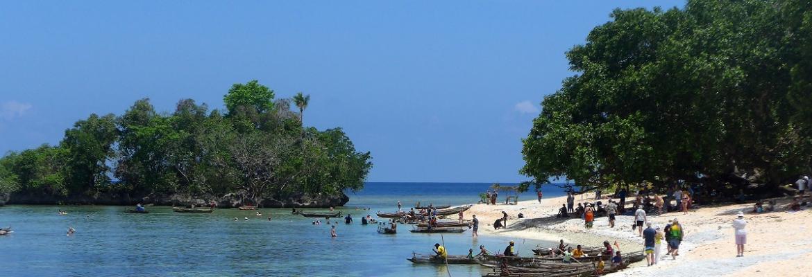 boats on a Papua New Guinea shore