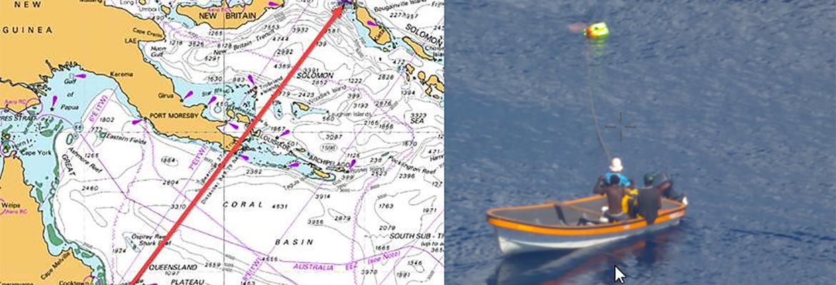 PNG rescue map and photo