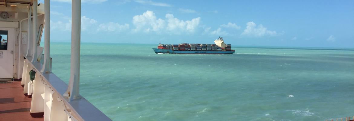 Increased maximum draught for container vessels transiting Torres Strait