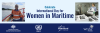 Celebrate International Day for Women in Maritime: Logos for AMSA, IMO, The Nautical Institute and WISTA display along the bottom