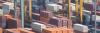Photo of a large number of shipping containers